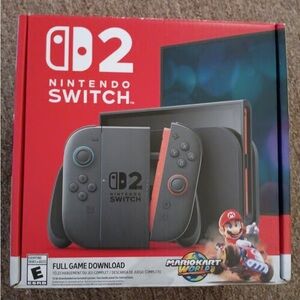 Nintendo Switch (Gray/Red Accent) Console - Nintendo Brand